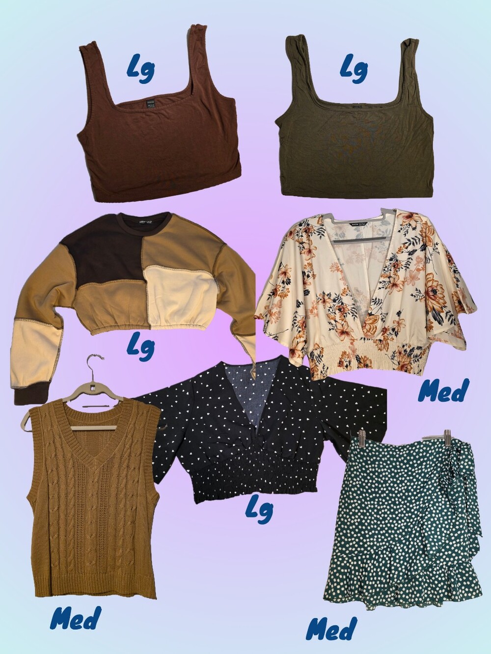 Med / Lg Women's Shein Lot of 7